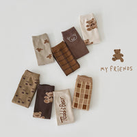 Load image into Gallery viewer, Unisex Checked Cartoon Print Accessories Socks Wholesale 230114322
