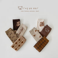 Load image into Gallery viewer, Unisex Checked Cartoon Print Accessories Socks Wholesale 230114322
