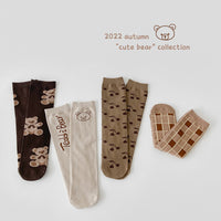 Load image into Gallery viewer, Unisex Checked Cartoon Print Accessories Socks Wholesale 230114322
