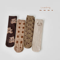 Load image into Gallery viewer, Unisex Checked Cartoon Print Accessories Socks Wholesale 230114322
