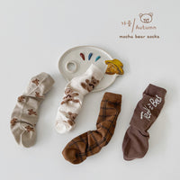 Load image into Gallery viewer, Unisex Checked Cartoon Print Accessories Socks Wholesale 230114322
