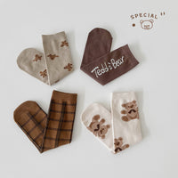 Load image into Gallery viewer, Unisex Checked Cartoon Print Accessories Socks Wholesale 230114322
