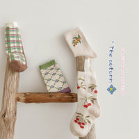 Load image into Gallery viewer, Unisex Fruit Checked Accessories Socks Wholesale 230114325
