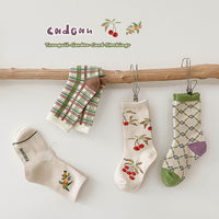 Load image into Gallery viewer, Unisex Fruit Checked Accessories Socks Wholesale 230114325
