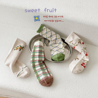 Load image into Gallery viewer, Unisex Fruit Checked Accessories Socks Wholesale 230114325
