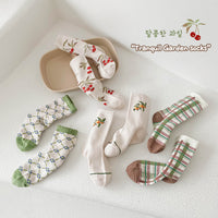 Load image into Gallery viewer, Unisex Fruit Checked Accessories Socks Wholesale 230114325
