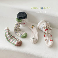 Load image into Gallery viewer, Unisex Fruit Checked Accessories Socks Wholesale 230114325
