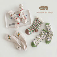 Load image into Gallery viewer, Unisex Fruit Checked Accessories Socks Wholesale 230114325
