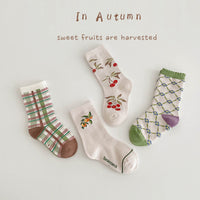 Load image into Gallery viewer, Unisex Fruit Checked Accessories Socks Wholesale 230114325

