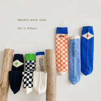 Load image into Gallery viewer, Unisex Letters Checked Accessories Socks Wholesale 230114326
