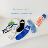 Load image into Gallery viewer, Unisex Letters Checked Accessories Socks Wholesale 230114326
