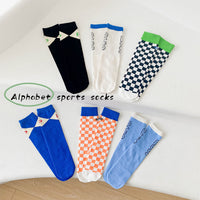 Load image into Gallery viewer, Unisex Letters Checked Accessories Socks Wholesale 230114326
