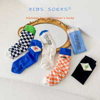 Load image into Gallery viewer, Unisex Letters Checked Accessories Socks Wholesale 230114326
