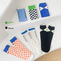 Load image into Gallery viewer, Unisex Letters Checked Accessories Socks Wholesale 230114326
