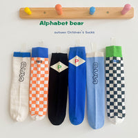 Load image into Gallery viewer, Unisex Letters Checked Accessories Socks Wholesale 230114326
