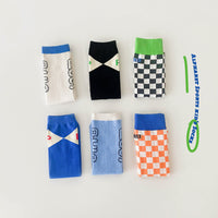 Load image into Gallery viewer, Unisex Letters Checked Accessories Socks Wholesale 230114326
