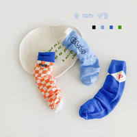 Load image into Gallery viewer, Unisex Letters Checked Accessories Socks Wholesale 230114326
