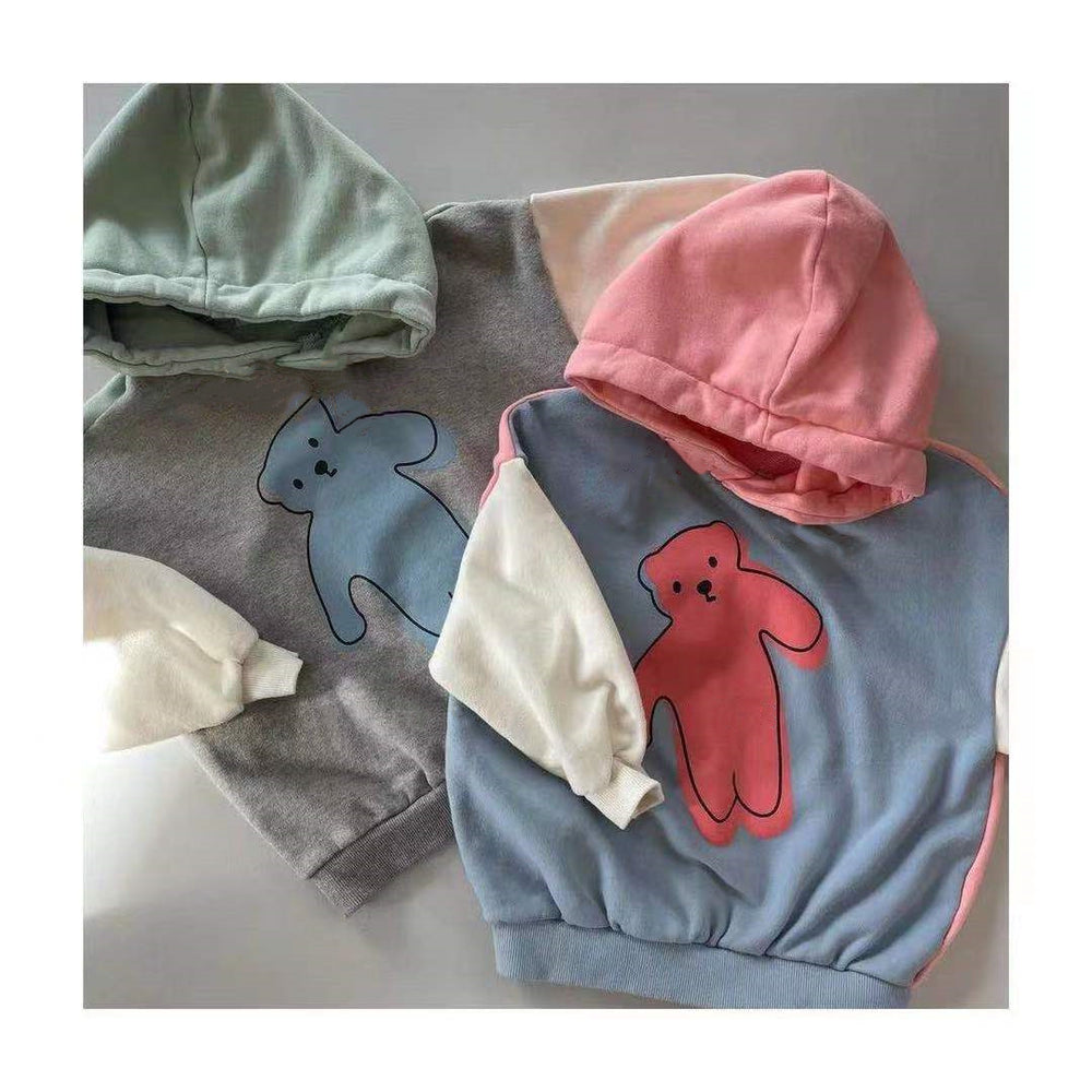 Baby Unisex Color-blocking Cartoon Print Hoodies Swearshirts Wholesale 230114327