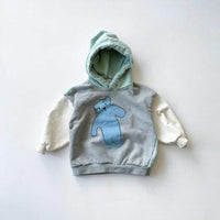 Load image into Gallery viewer, Baby Unisex Color-blocking Cartoon Print Hoodies Swearshirts Wholesale 230114327
