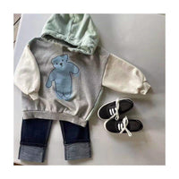 Load image into Gallery viewer, Baby Unisex Color-blocking Cartoon Print Hoodies Swearshirts Wholesale 230114327
