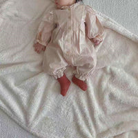 Load image into Gallery viewer, Baby Girls Solid Color Lace Jumpsuits Wholesale 230114340
