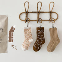 Load image into Gallery viewer, Unisex Striped Flower Checked Print Accessories Socks Wholesale 230114344
