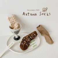 Load image into Gallery viewer, Unisex Striped Flower Checked Print Accessories Socks Wholesale 230114344
