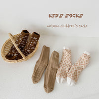 Load image into Gallery viewer, Unisex Striped Flower Checked Print Accessories Socks Wholesale 230114344
