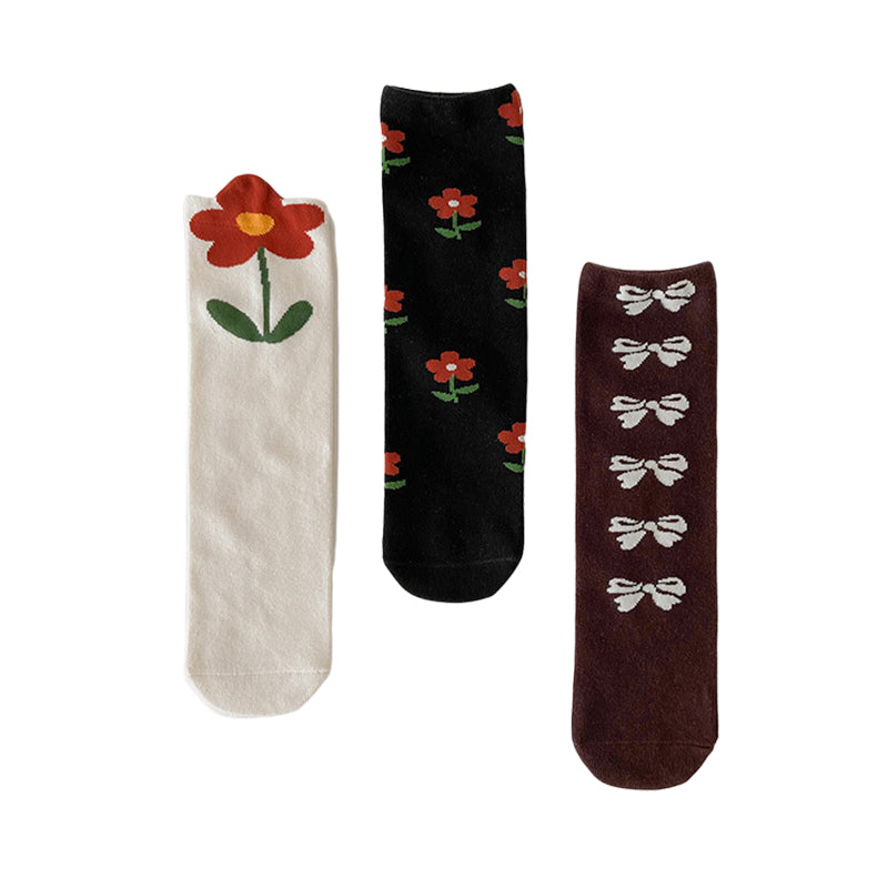 Girls Flower Bow Accessories Socks Wholesale 230114347