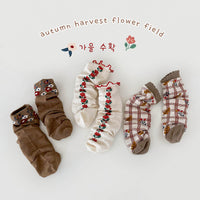Load image into Gallery viewer, Unisex Flower Checked Accessories Socks Wholesale 230114348
