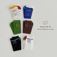 Load image into Gallery viewer, Unisex Striped Letters Cartoon Print Accessories Socks Wholesale 230114350
