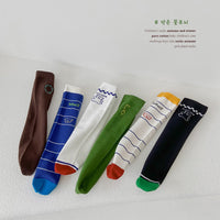 Load image into Gallery viewer, Unisex Striped Letters Cartoon Print Accessories Socks Wholesale 230114350
