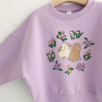 Load image into Gallery viewer, Baby Girls Flower Animals Print Hoodies Sweatshirts Wholesale 230114352
