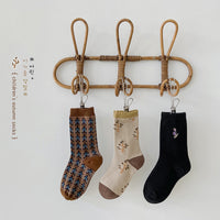 Load image into Gallery viewer, Unisex Plant Embroidered Print Accessories Socks Wholesale 230114353
