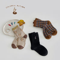 Load image into Gallery viewer, Unisex Plant Embroidered Print Accessories Socks Wholesale 230114353
