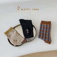 Load image into Gallery viewer, Unisex Plant Embroidered Print Accessories Socks Wholesale 230114353
