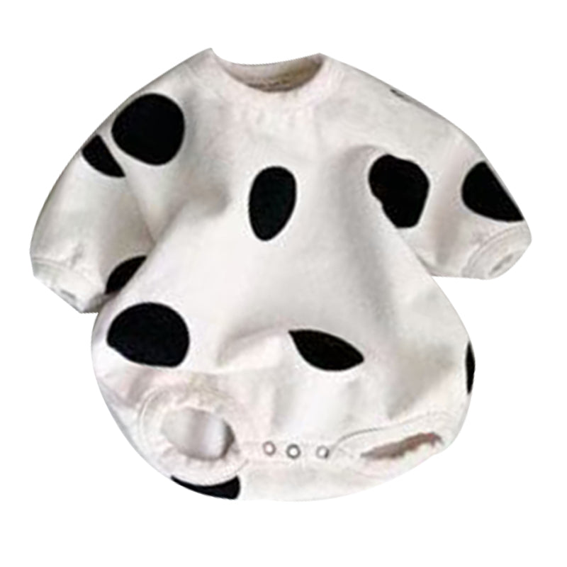 Baby Unisex Polka dots Print Rompers Wholesale 230114358