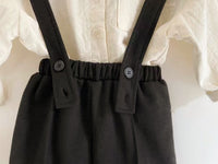 Load image into Gallery viewer, Baby Girls Cartoon Embroidered Shirts And Solid Color Rompers Wholesale 230114362
