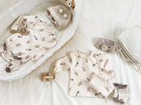 Load image into Gallery viewer, 2 Pieces Set Baby Unisex Polka dots Cartoon Print Tops And Pants Wholesale 230114365
