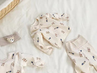 Load image into Gallery viewer, 2 Pieces Set Baby Unisex Polka dots Cartoon Print Tops And Pants Wholesale 230114365
