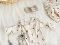 Load image into Gallery viewer, 2 Pieces Set Baby Unisex Polka dots Cartoon Print Tops And Pants Wholesale 230114365
