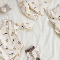 Load image into Gallery viewer, 2 Pieces Set Baby Unisex Polka dots Cartoon Print Tops And Pants Wholesale 230114365
