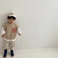 Load image into Gallery viewer, Baby Unisex Letters Vests Waistcoats Wholesale 230114368
