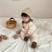 Load image into Gallery viewer, Baby Unisex Color-blocking Alphabet Jumpsuits Wholesale 230114371

