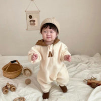 Load image into Gallery viewer, Baby Unisex Color-blocking Alphabet Jumpsuits Wholesale 230114371
