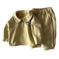 Load image into Gallery viewer, 2 Pieces Set Baby Unisex Letters Tops And Solid Color Pants Wholesale 230114372
