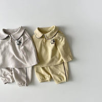 Load image into Gallery viewer, 2 Pieces Set Baby Unisex Letters Tops And Solid Color Pants Wholesale 230114372
