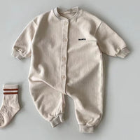 Load image into Gallery viewer, Baby Unisex Letters Embroidered Jumpsuits Wholesale 230114385
