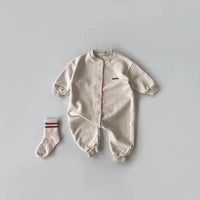 Load image into Gallery viewer, Baby Unisex Letters Embroidered Jumpsuits Wholesale 230114385
