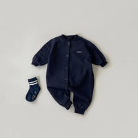 Load image into Gallery viewer, Baby Unisex Letters Embroidered Jumpsuits Wholesale 230114385

